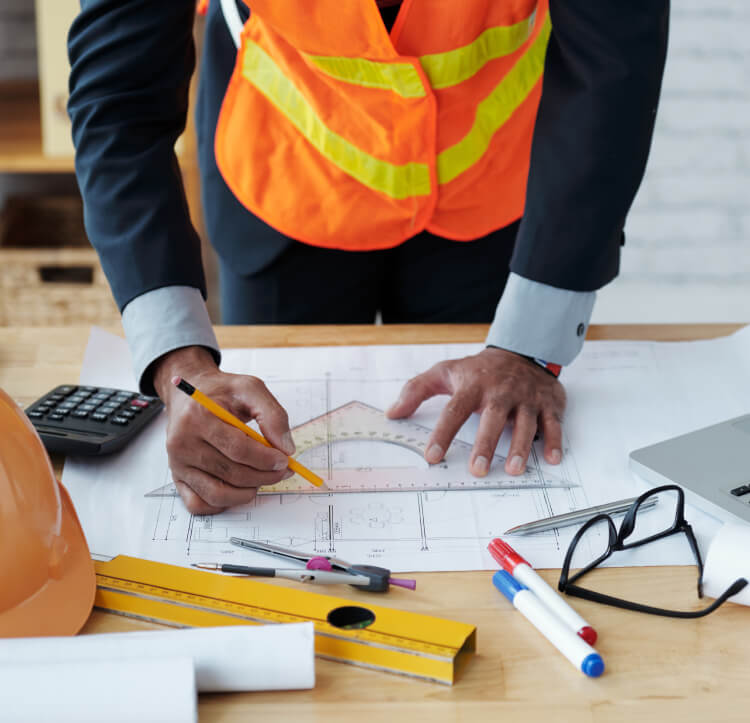 Construction reading drawings